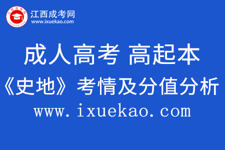 2020年成人高考高起本《史地》考题及分值分析