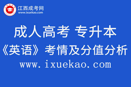 2020年成人高考专升本《英语》考题及分值分析